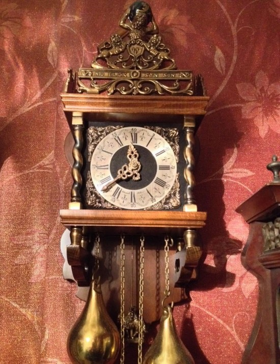 Kw1026   zaanse klok antiek 9