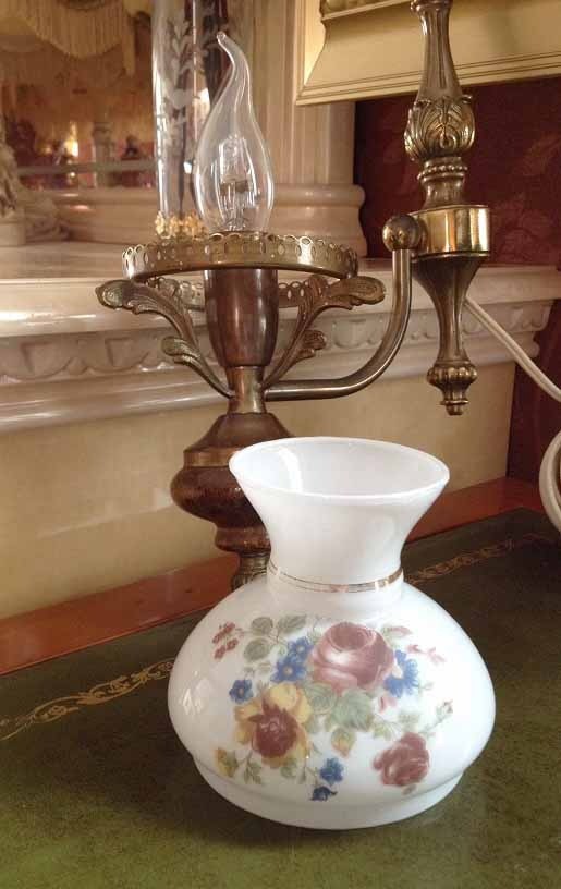 Muurlamp antiek koper 2