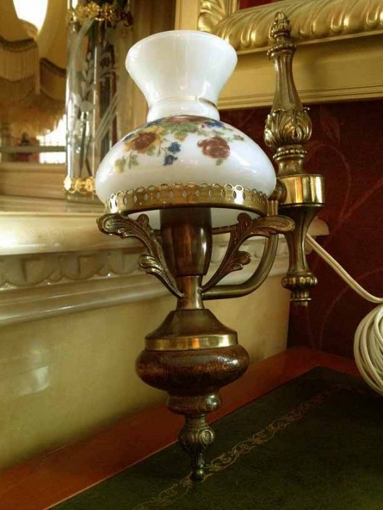 Muurlamp antiek koper 3