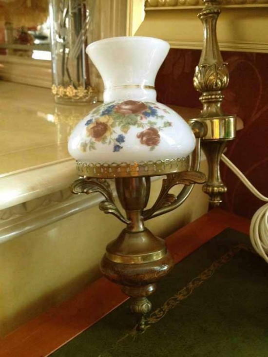 Muurlamp antiek koper 4