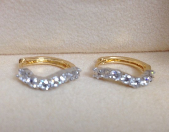 Od2028 bicolor oorbel 1