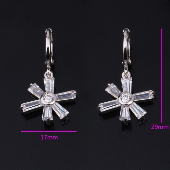 Od2043 witgoud oorhangers 18k 2