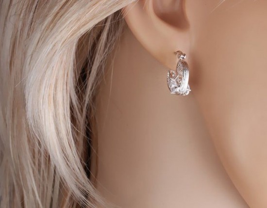 Od2048 18k oorbellen hart witgoud 2