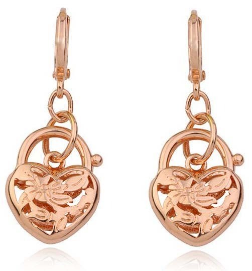 Od2072  oorbellen rose goud 1