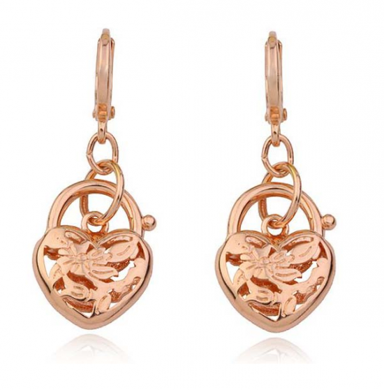 Od2072  oorbellen rose goud 1