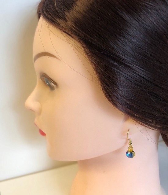 Oh 14k1011 1 blauw goud