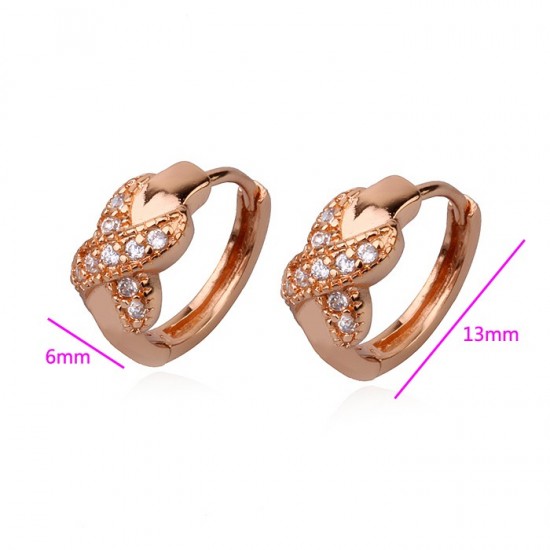 Oorbellen rose goud 2