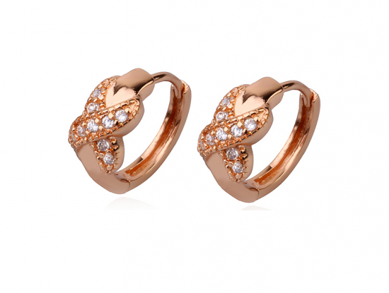 Oorbellen rose goud 2