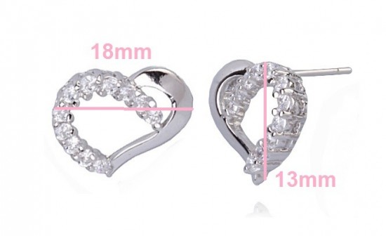 Owd6549 witgoud oorbellen  hart met zirkonia 3   afmetingen