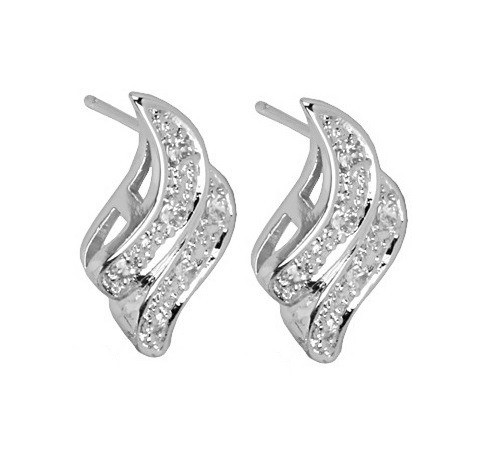 Owd6550 oorbellen knopjes witgoud