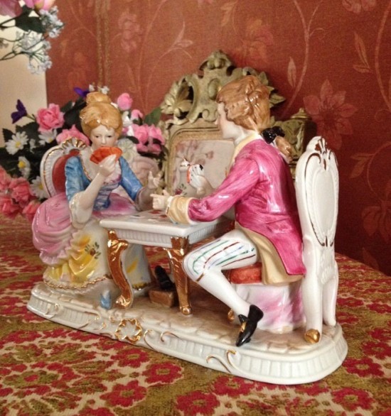 Porseleinen beeld dresden barok 2