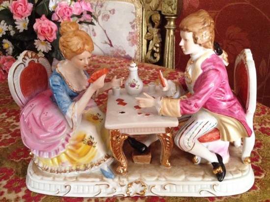 Porseleinen beeld dresden barok 5