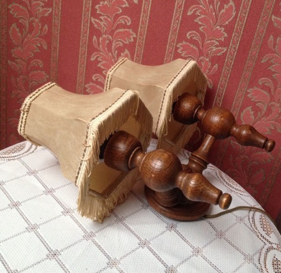 Retro antieke wandlamp