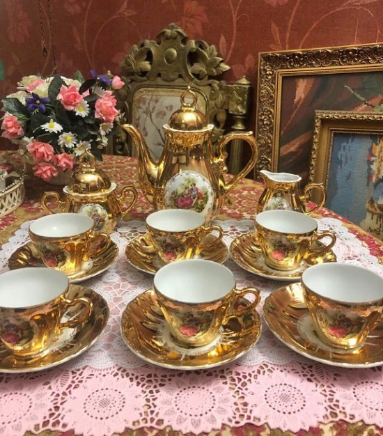 Sc1035 servies compleet goud 1