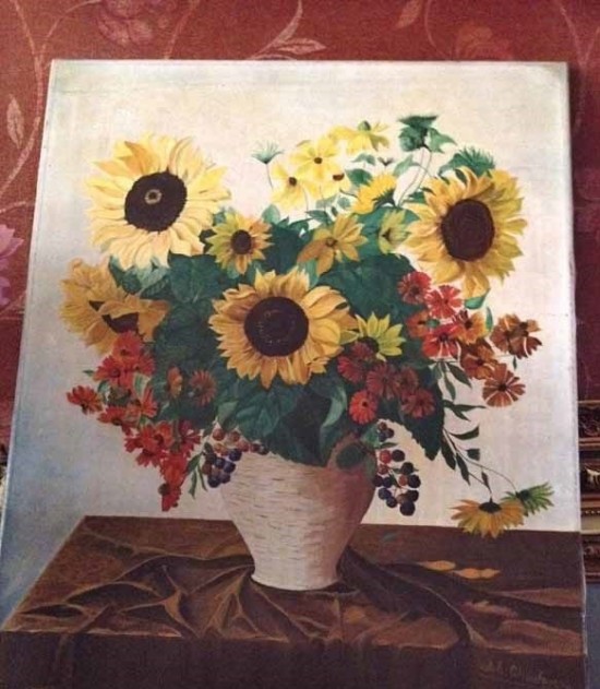 Schilderij bloemen 1