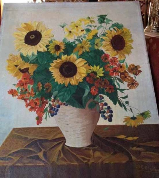 Schilderij bloemen 11 1