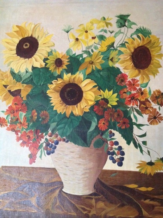 Schilderij bloemen 9