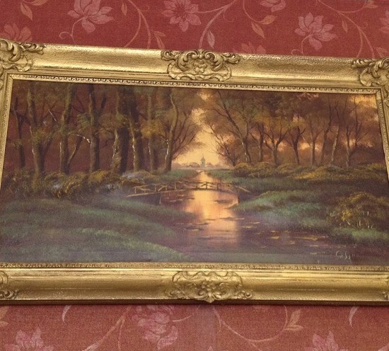 Schilderij landschap 2   kopie