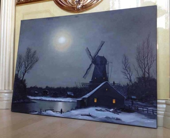 Schilderij molen ds1016 1
