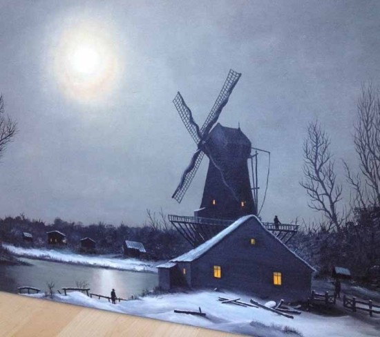 Schilderij molen ds1016 3