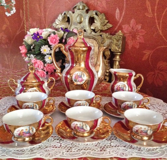 Servies compleet antiek 1   kopie