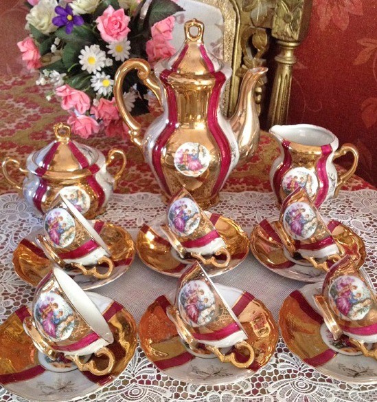 Servies compleet antiek 4   kopie