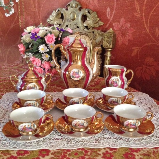 Servies compleet antiek 6