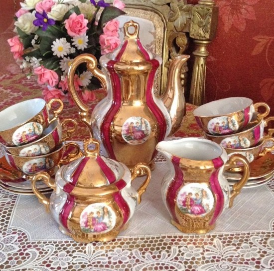 Servies compleet antiek 7   kopie