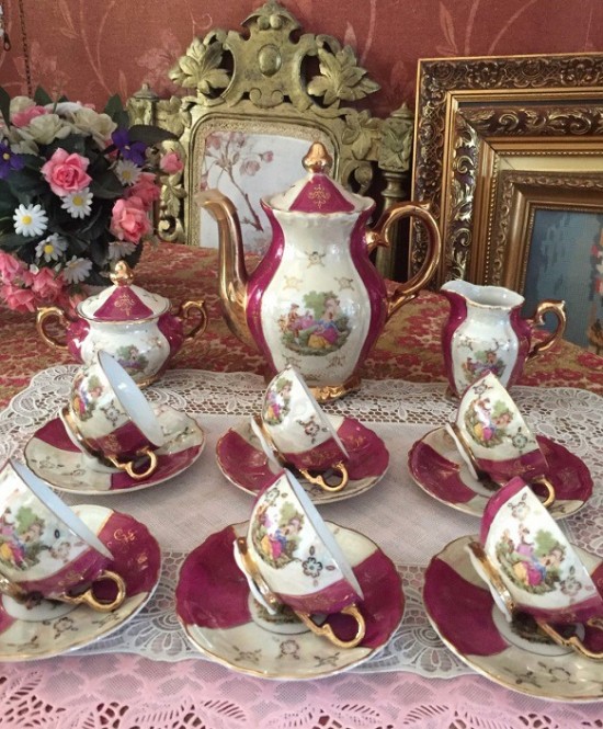 Servies compleet rood sc1028 19    wit