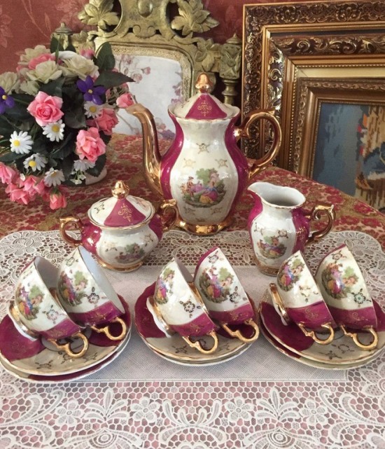 Servies compleet rood sc1028 22    wit