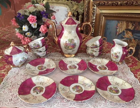 Servies compleet rood sc1028 23    wit