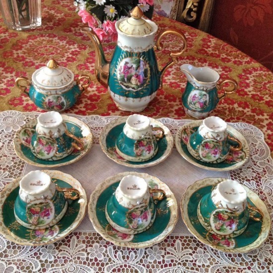 Servies groen compleet 5