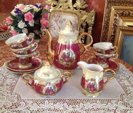 Servies rood 6