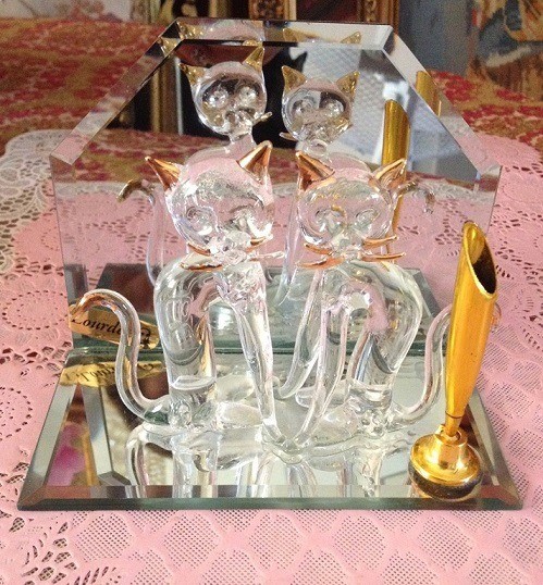 Sk404 glas kristal penhouder 6