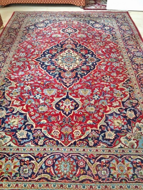 Tabriz tapijt vintage rood  3