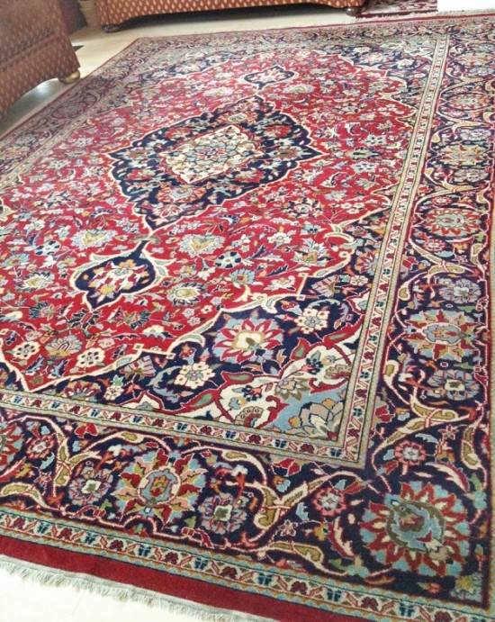 Tabriz tapijt vintage rood  7
