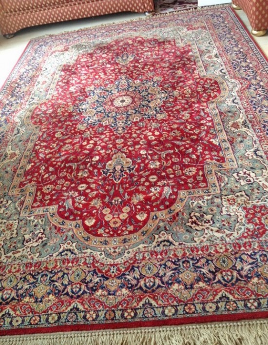 Tabriz wol perzisch tapijtvloerleed roodmintgroen 3 bij 2 m 4