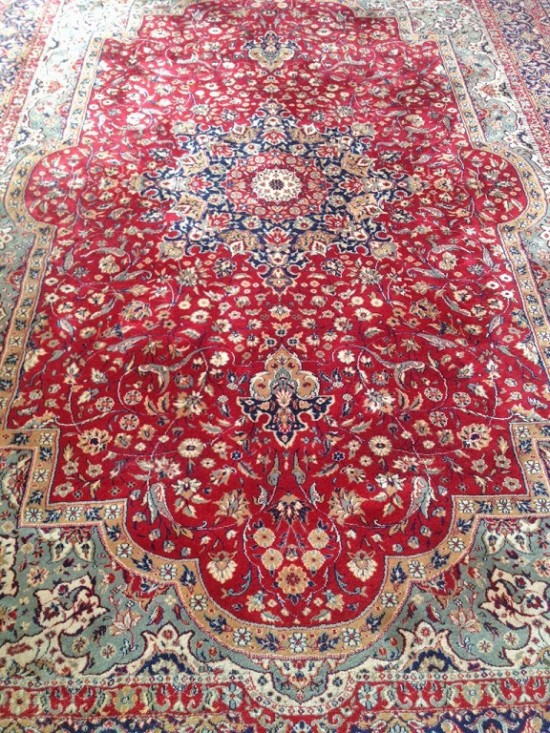 Tabriz wol perzisch tapijtvloerleed roodmintgroen 3 bij 2 m 7