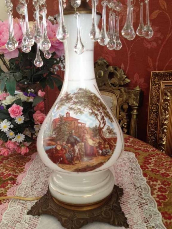 Tafellamp antiek 4 0