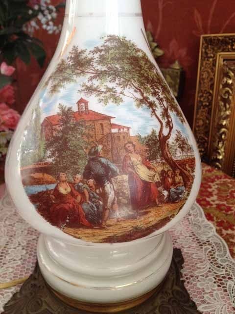 Tafellamp antiek 5 0