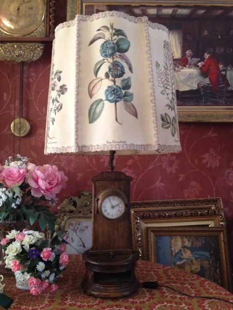 Tafellamp klok antiek 1