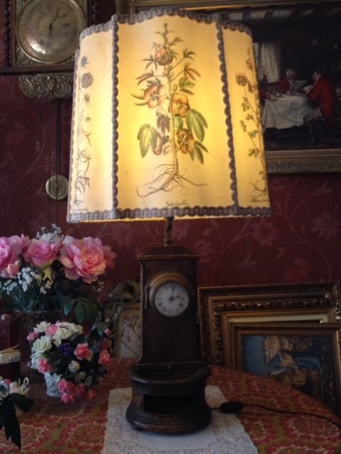 Tafellamp klok antiek 4