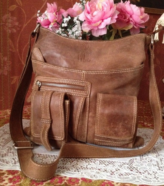 Tas leer bruin td103 13