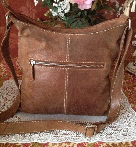 Tas leer bruin td103 2