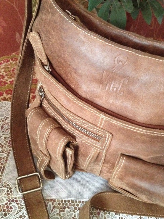 Tas leer bruin td103 8