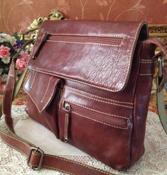 Tas leer damesschoudertas 1 0