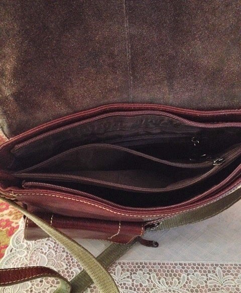 Tas leer damesschoudertas 11