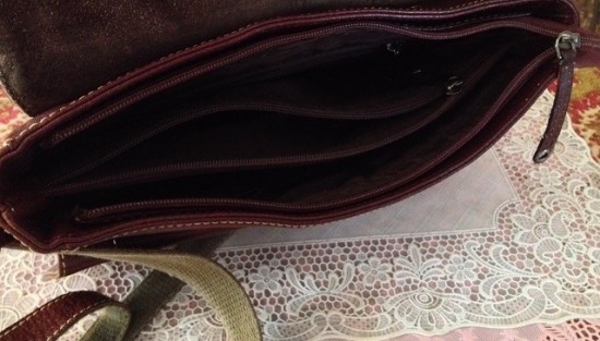 Tas leer damesschoudertas 2