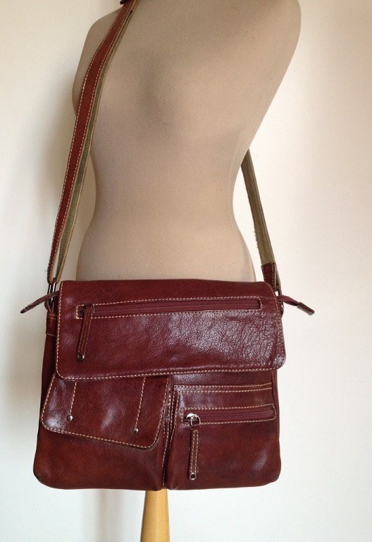 Tas leer damesschoudertas 3