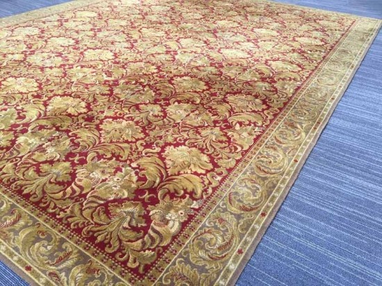 Tt1073 barok vloerkleed goudrood 12